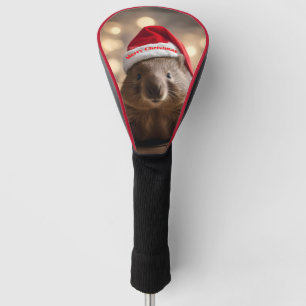 Adorable Christmas Wombat, Golf Headcover