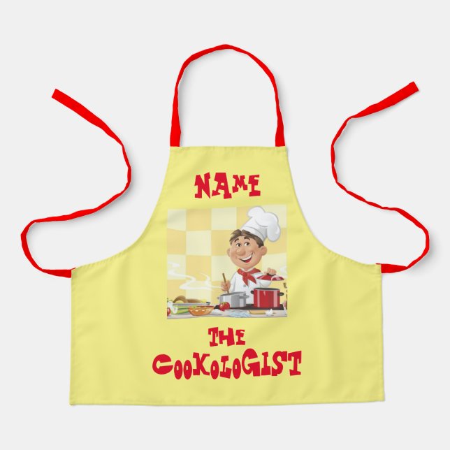 Adorable Cookingologin Kid's Schürze (Vorderseite)