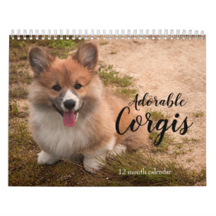 Adorable Corgi Dogs 2026 Kalender