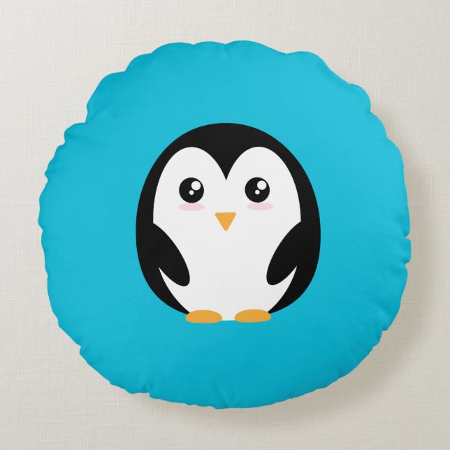Adorable Coussin de pingouin (Devant)