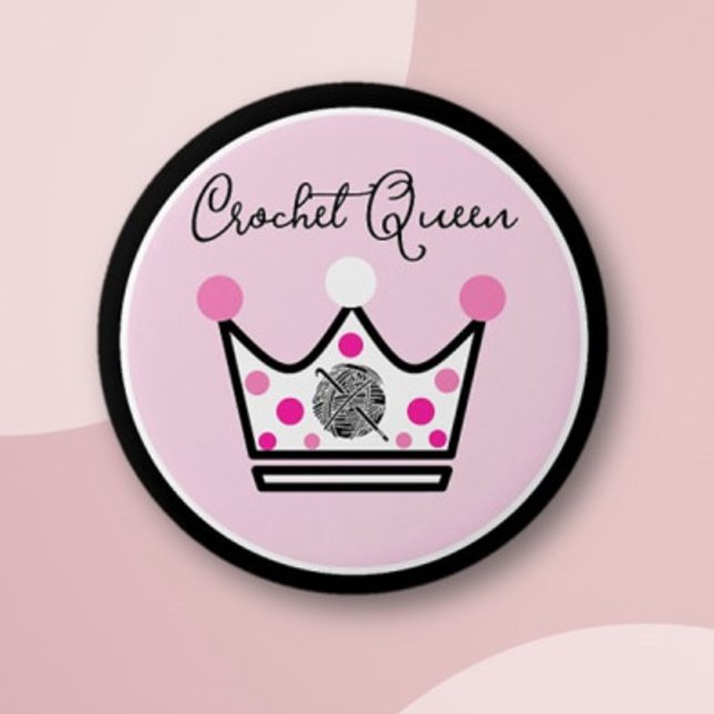 Adorable Crochet Queen Gift Button (Von Creator hochgeladen)