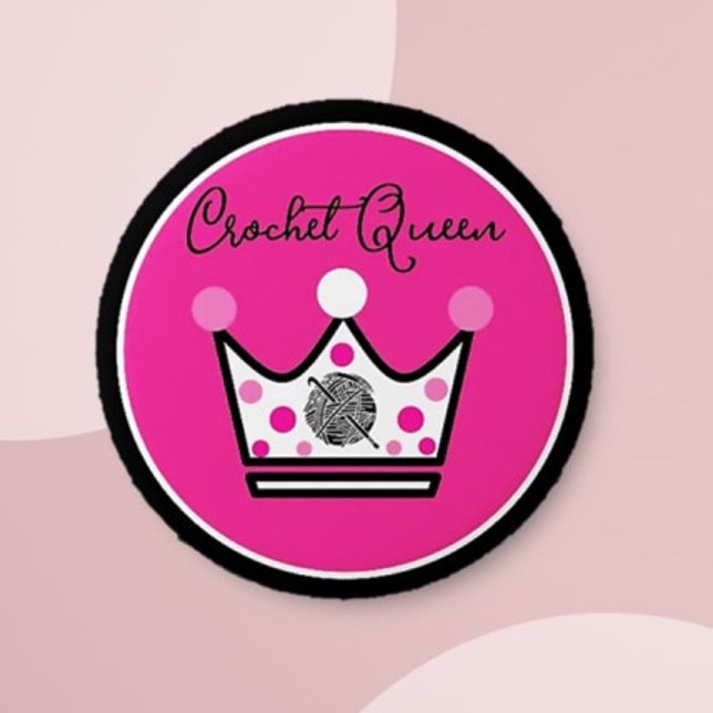 Adorable Crochet Queen Gift Button (Von Creator hochgeladen)