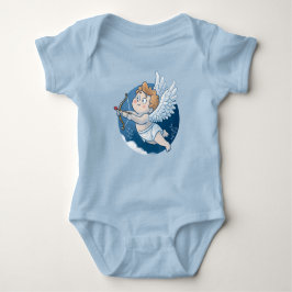 Adorable Cupid Valentine’s Day Baby Strampler