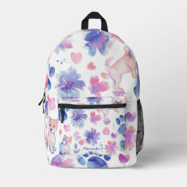 Adorable Custom Puppy Bedruckter Rucksack