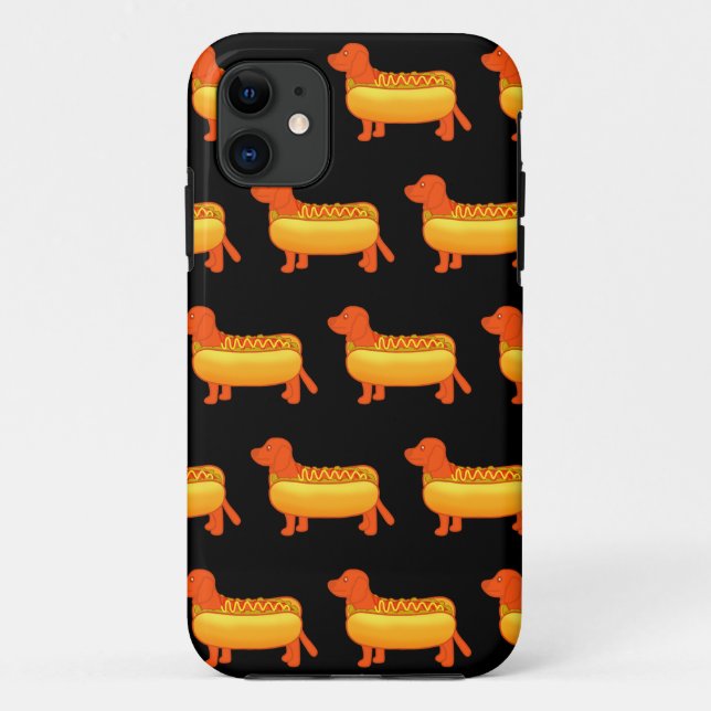Adorable Dackel Hot Dog Case-Mate iPhone Hülle (Rückseite)