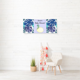 Adorable Dinosaur Baby Duschbanner Banner