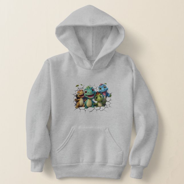 "Adorable Dinosaurier Squad" Hoodie (Ablage )