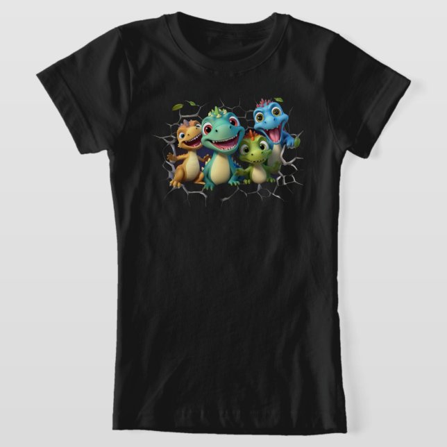 "Adorable Dinosaurier Squad" T-Shirt (Ablage )