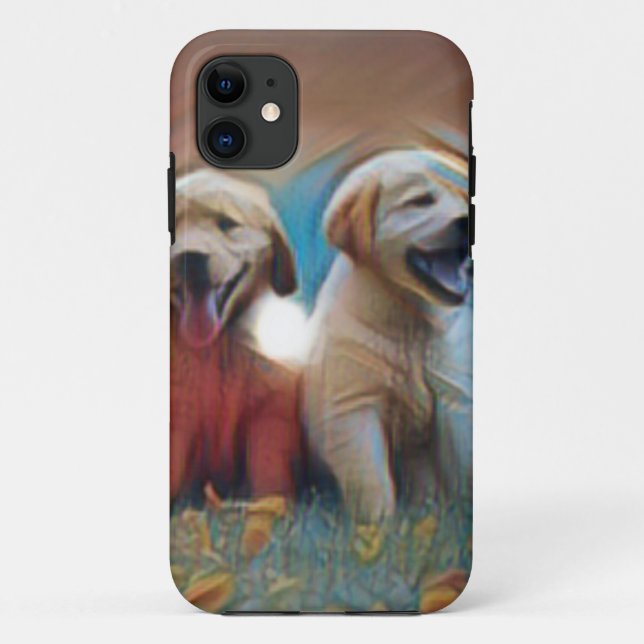 Adorable Dog Artwork Case-Mate iPhone Hülle (Rückseite)