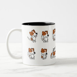 Adorable Dog Design Keramik Tasse