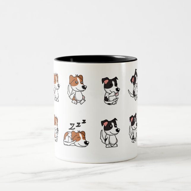 Adorable Dog Design Keramik Tasse (Mittel)