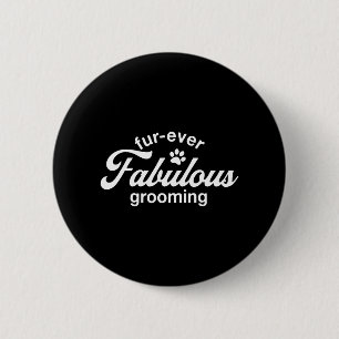 Adorable Dog Groomer Shirt Button