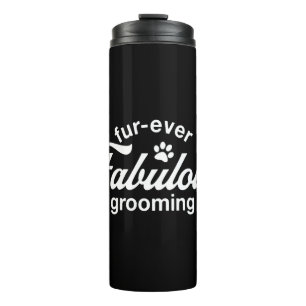Adorable Dog Groomer Shirt Thermosbecher