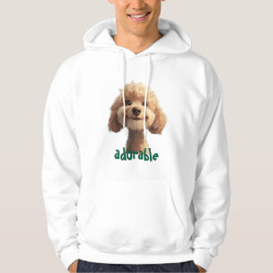 Adorable Dog Illustration Hoodie - Ideal für Haust