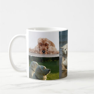 Adorable Dog Lover's Foto Collage Tasse