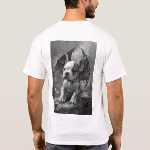 Adorable Dog mit Dragon Wings Fantasy Art T - Shir T-Shirt