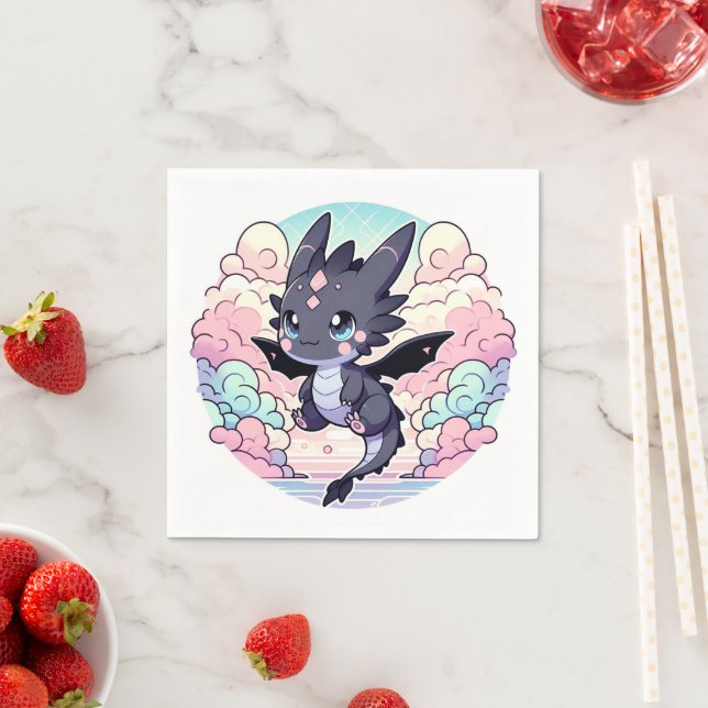 Adorable Dragon Baby Dusche Serviette (Beispiel)