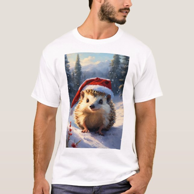 "Adorable Eichhörnchen und Pinguin Combo T - Shirt (Vorderseite)