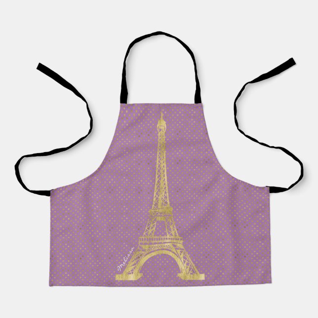 Adorable Eiffelturm Schürze (Vorderseite)