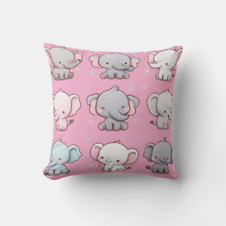 Adorable Elephant Design Collection für Niedliche  Kissen
