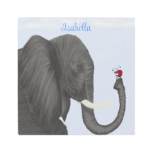 Adorable Elephant und Niedliche Ladybug