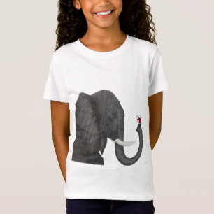 Adorable Elephant und Niedliche Ladybug T-Shirt