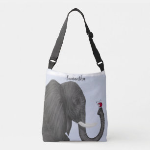 Adorable Elephant und Niedliche Ladybug Tragetaschen Mit Langen Trägern
