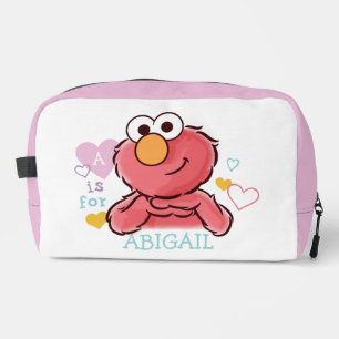 Adorable Elmo Geben Sie Ihren eigenen Namen ein Waschbeutel