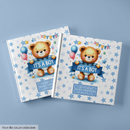Adorable Es ist eine junge Teddybär-Babydusche Gästebuch