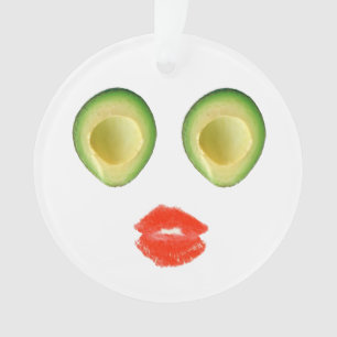 Adorable Face Avocado Rouge Vert 4Amelie