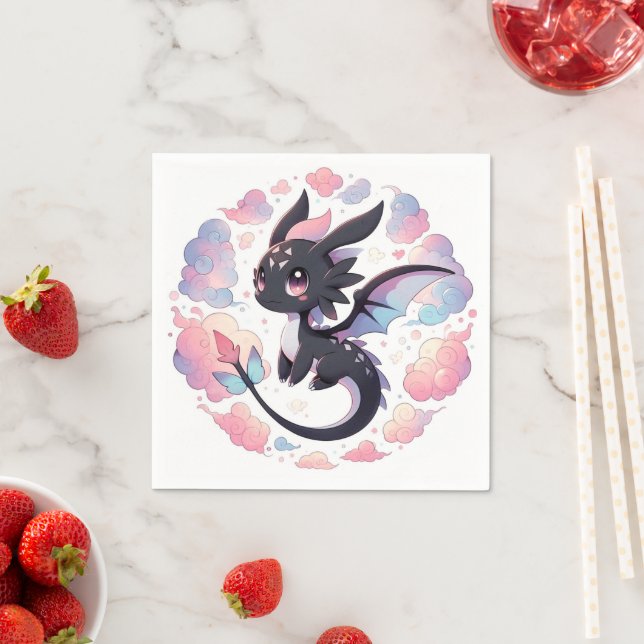 Adorable Fantasy Dragon Baby Dusche Serviette (Beispiel)