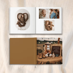 Adorable farm Thema Babybuch-Foto-Sake Gästebuch