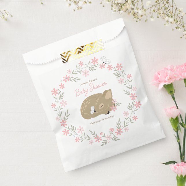 Adorable Fawn Baby Dusche Geschenktütchen (Versiegelt)