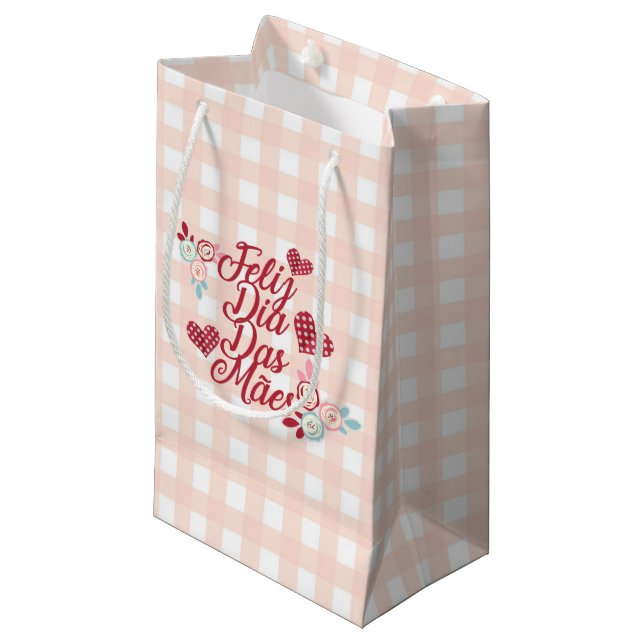 Adorable Feliz Dia Das Mães | Sac cadeau (Devant Angle)