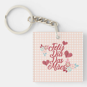 Adorable Feliz Dia Das Mães SCHLÜSSELANHÄNGER