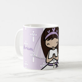 Adorable First Heilige Kommune brünetter Mädchenna Kaffeetasse