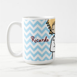 Adorable First Heilige Kommunion Blonde Junge Kaffeetasse