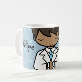 Adorable First Heilige Kommunion Name blau Kaffeetasse