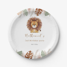 Adorable Fluffy Lion Birthday