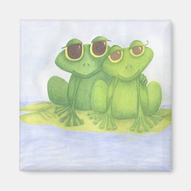 Adorable Frog Lovers Magnet (Vorne)