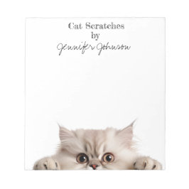 Adorable Funny Cat Notepad Notizblock