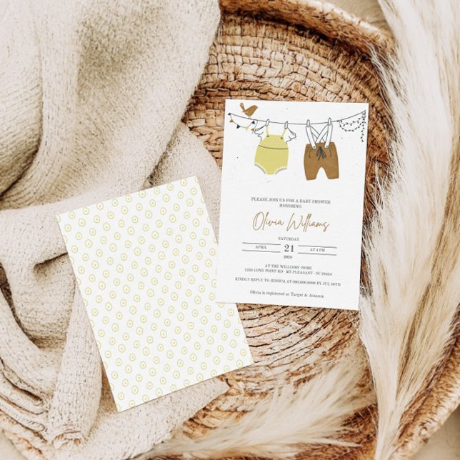 Adorable Gender neutral Einladung (Von Creator hochgeladen)