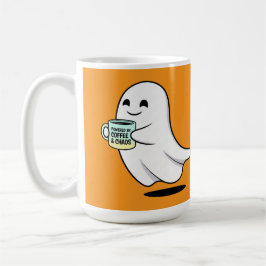 Adorable Ghost Cute Halloween Illustration Kaffeetasse