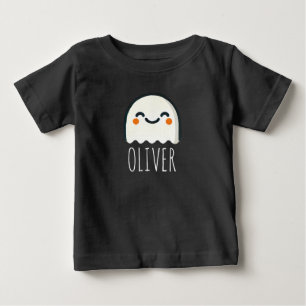 Adorable ghost-themed personalisiert baby t-shirt