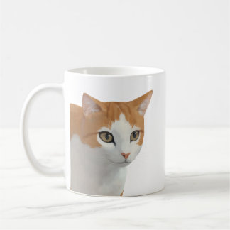 Adorable Ginger Cat Art Kaffeetasse