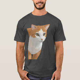 Adorable Ginger Cat Art T-Shirt