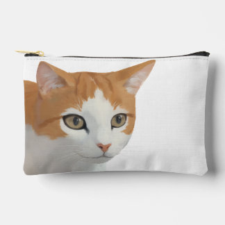 Adorable Ginger Cat Art Zubehörtasche