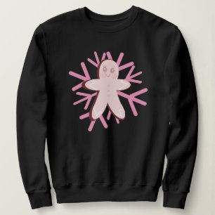 Adorable Gingerbrot Snowflake Weihnachten Winter Sweatshirt