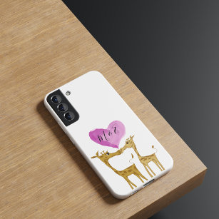 Adorable Giraffe Lovers Case-Mate iPhone 14 Pro Max Hülle