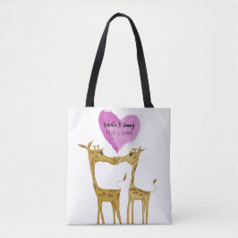 Adorable Giraffe Lovers Tasche